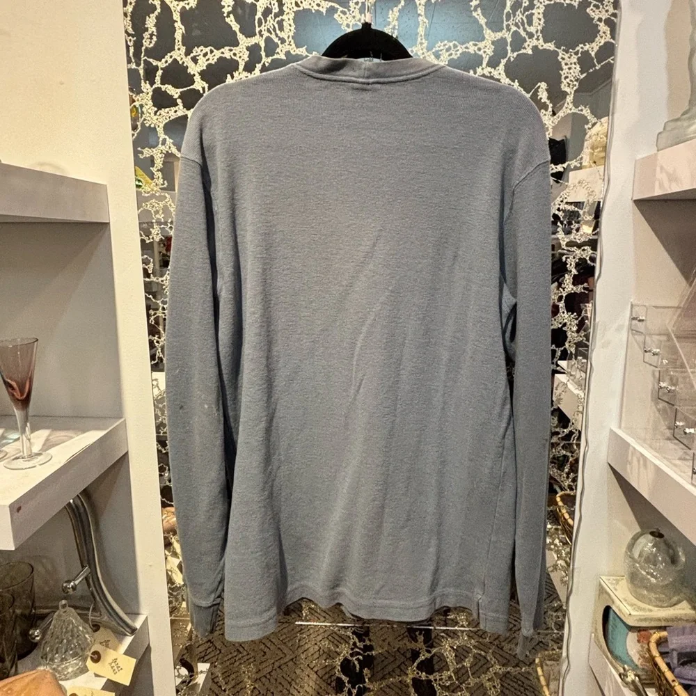 Carhartt Men's Slate Blue Long Sleeve Tee - Picture 2 of 2